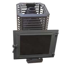 Печь Пегас 16 NEXT панорама сетка премиум в Минске