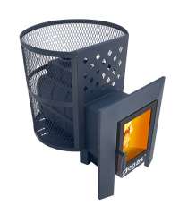 Печь Пегас Легион 22 чугун ДТ 4 стекло Амазонка бай фото в Минске