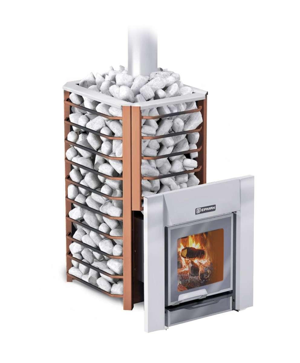 Печь банная ЕРМАК 16 Сетка Премиум Сталь Амазонка бай фото в Минске