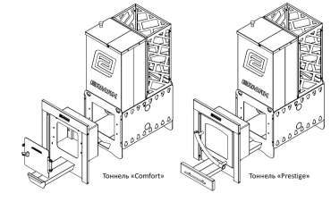 Печь банно-отопительная Ермак Cube 16 в Минске