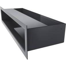 Решетка люфт 90х400 (черная) купить в Минске