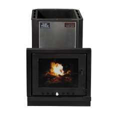 Купить чугунную Печь для бани КРОНОС Олимп Премиум 16 ВСЧ Панорама Амазонка бай фото в Минске