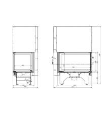 Каминная топка KFD ECO iLUX 90 LH/RH в Минске