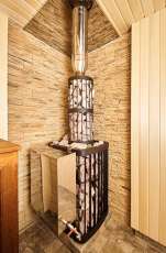 Купить стальную печь для бани KRONOS ГИГАНТ 24 ВС ПАНОРАМА Амазонка бай фото в Минске