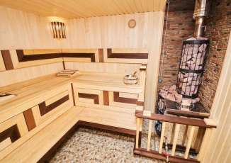 Печь для бани KRONOS ГИГАНТ 32 ВС ПАНОРАМА Амазонка бай фото в Минске