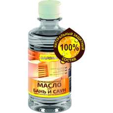 Масло для защиты полков в саунах и банях SAFORA / 0,25 л купить в Минске