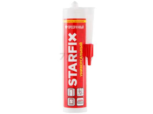 Герметик универсальный STARFIX прозрачный в Минске