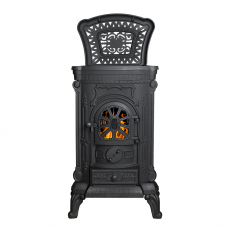 Чугунная ПЕЧЬ-КАМИН Везувий А-07 Антрацит купить в Минске