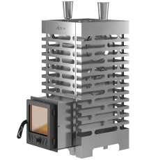 Печь для бани Везувий ASTON 20 INOX стекло в Минске