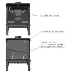 Печь-камин EVEREST F11 в Минске