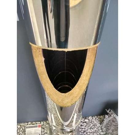 Сэндвич-труба 1 м AISI 430 1,0мм/0,5мм KERALUX в Минске