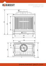Каминная топка EVEREST U10 в Минске