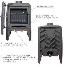 Печь-камин EVEREST М7 в Минске