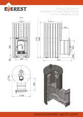 Печь для бани Эверест Steam Master 24 ЧУГУН Ламель Талькохлорит в Минске