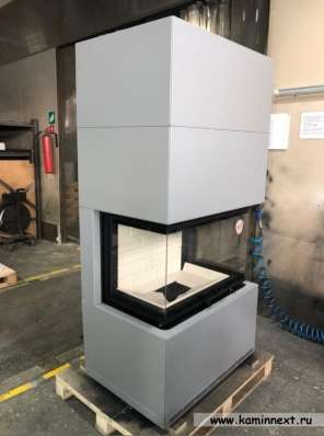 Камин Родос 800 СЛОНОВАЯ КОСТЬ шамот черный в Минске