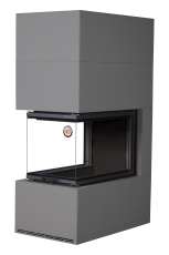 Камин Родос 900 ГРАФИТ, шамот черный в Минске