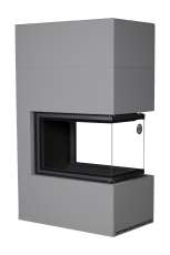 Камин Родос 900 ГРАФИТ, шамот черный в Минске