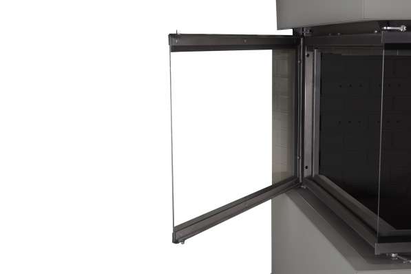 Камин Родос 900 ГРАФИТ, шамот черный в Минске