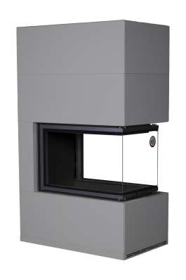 Камин Родос 900 ГРАФИТ, шамот черный в Минске