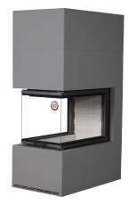 Камин Родос 900 ГРАФИТ, шамот белый в Минске