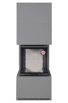 Камин Родос 900 ГРАФИТ, шамот белый в Минске