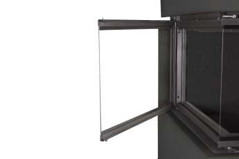 Камин Родос 900 ЧЕРНЫЙ, шамот черный в Минске