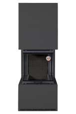 Камин Родос 900 ЧЕРНЫЙ, шамот черный в Минске