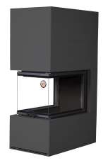 Камин Родос 900 ЧЕРНЫЙ, шамот черный в Минске