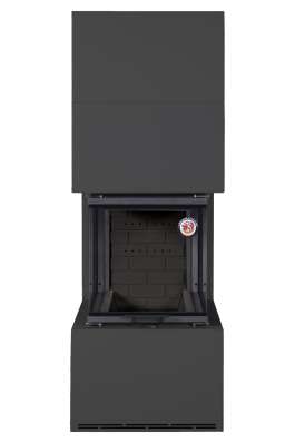 Камин Родос 900 ЧЕРНЫЙ, шамот черный в Минске