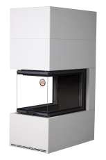 Камин Родос 900 СЛОНОВАЯ КОСТЬ, шамот черный в Минске