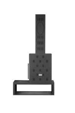 Камин МАДРИД на дровнике Гигант слева черный\белый шамот в Минске