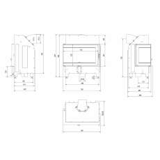 Каминная топка ILDNORD MALMO в Минске
