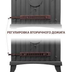 Печь-камин Везувий KZ-14РS Антрацит в Минске