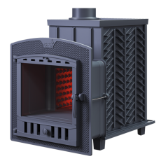 Чугунная печь для бани Гефест GFS ЗК 25 (П) 2 под обкладку купить в Минске