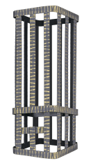 Сетка на трубу для Ураган 250х250х750 Гефест ЗК 18/25/30 под шибер купить в Минске