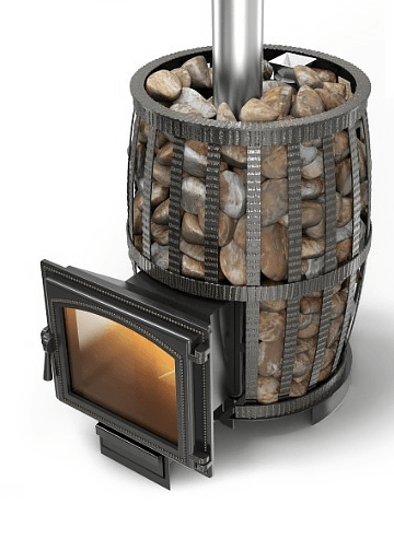 Печь для бани Везувий Легенда Русский Пар Ковка 18 (240) Амазонка бай фото в Минске