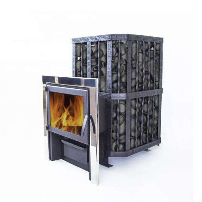 Печь банная Катунь со стеклом Амазонка бай фото в Минске