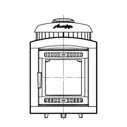 Банная печь ProMetall Атмосфера ламели Окаменевшее дерево в Минске