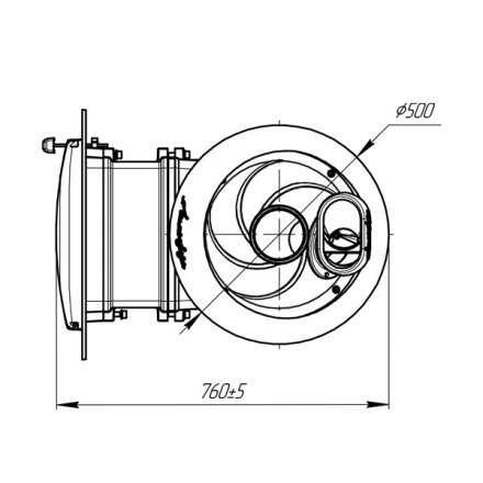 Банная печь ProMetall Атмосфера ламели Окаменевшее дерево в Минске