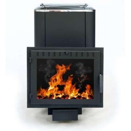 Печь банная Сибирь-18 (панорамное стекло, конвекционная) в Минске