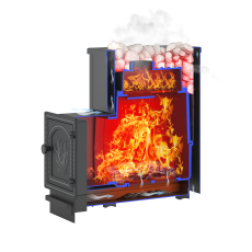 Печь для бани Везувий Сенсация 12 Антрацит (ДТ-3) Амазонка бай фото в Минске