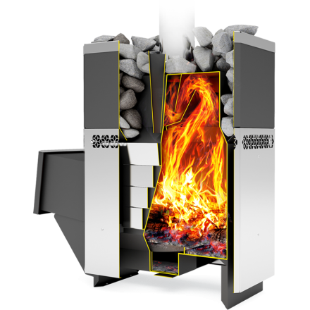 Печь для бани Теплодар Русь-18 ЛНЗП Профи в Минске