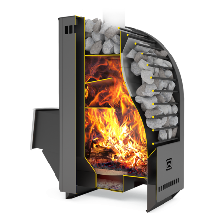 Печь для бани Теплодар Каскад-12Т в Минске