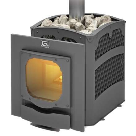 Печь для бани Теплодар БЫЛИНА-СЕТКА-18Ч Панорама (1.2) (без двери БЫЛИНА 16"/обрамления) Амазонка бай фото в Минске