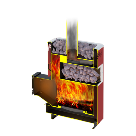 Печь для бани Теплодар Кузбасс Оптима-14 ТК в Минске