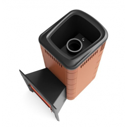 Печь для бани Термофор Каронада XXL Heavy Metal Витра терракота Амазонка бай фото в Минске