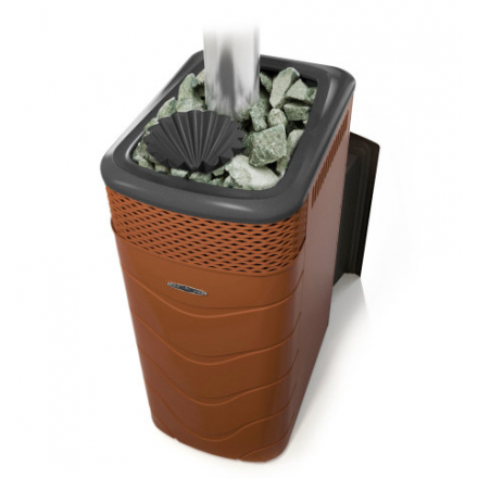 Печь для бани Термофор Гейзер XXL 2017 Carbon Витра ЗК терракота Амазонка бай фото в Минске