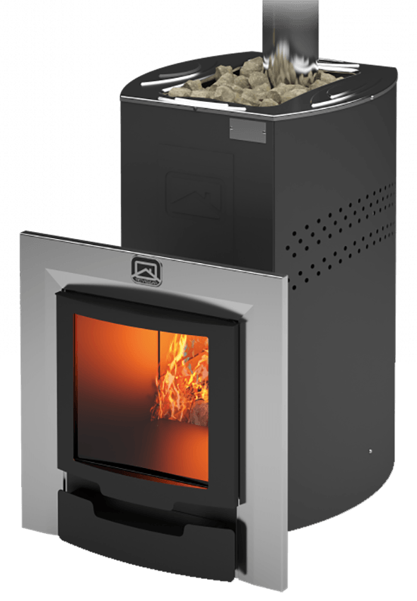 Печь для бани Теплодар Домна-20 ЛК Панорама Амазонка бай фото в Минске