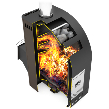 Печь для бани Теплодар Лагуна-12 ТК в Минске