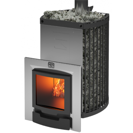 Печь для бани Теплодар Домна-Сетка 20 ЛК Панорама Амазонка бай фото в Минске